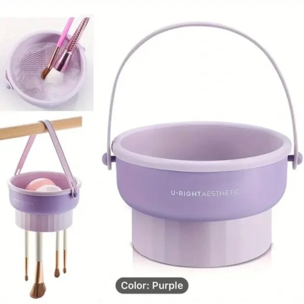Makeup Brush Cleaning Bucket